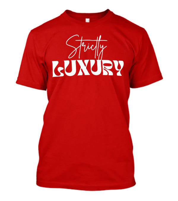 Strictly Luxury Red Cropped T-Shirt
