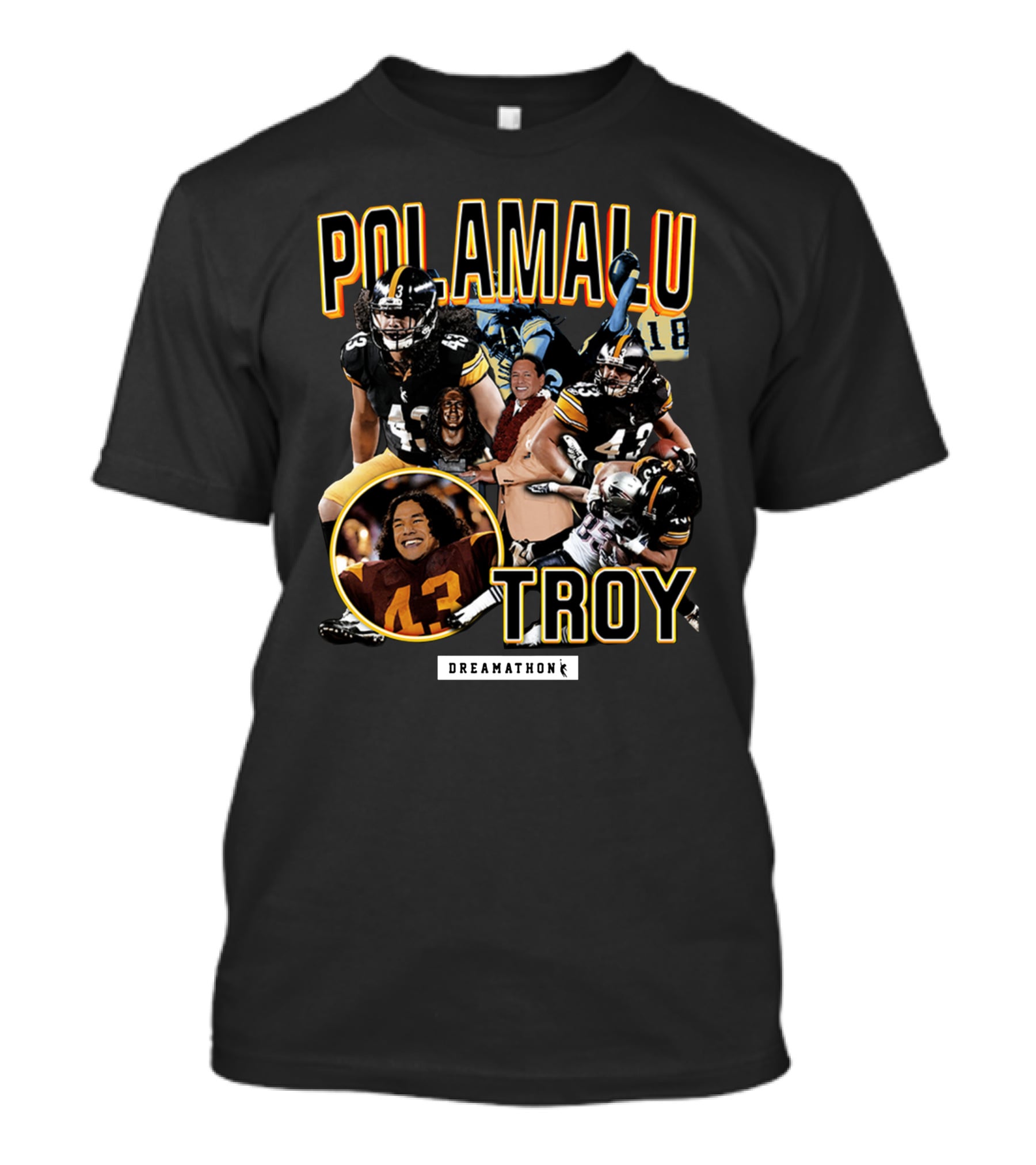POLAMALU TROY DREAMATHON T-Shirt