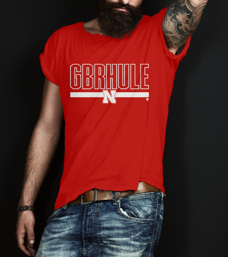 Nebraska Football GBRHULE N Logo T-Shirt