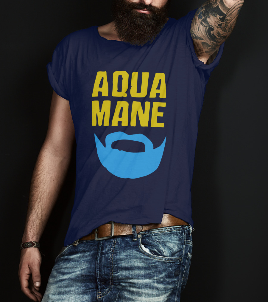 Aqua Mane Steven Adams Beard T-Shirt