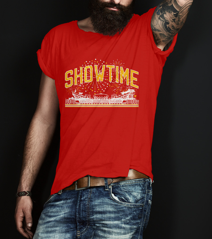 Kansas City Showtime Football Fireworks T-Shirt