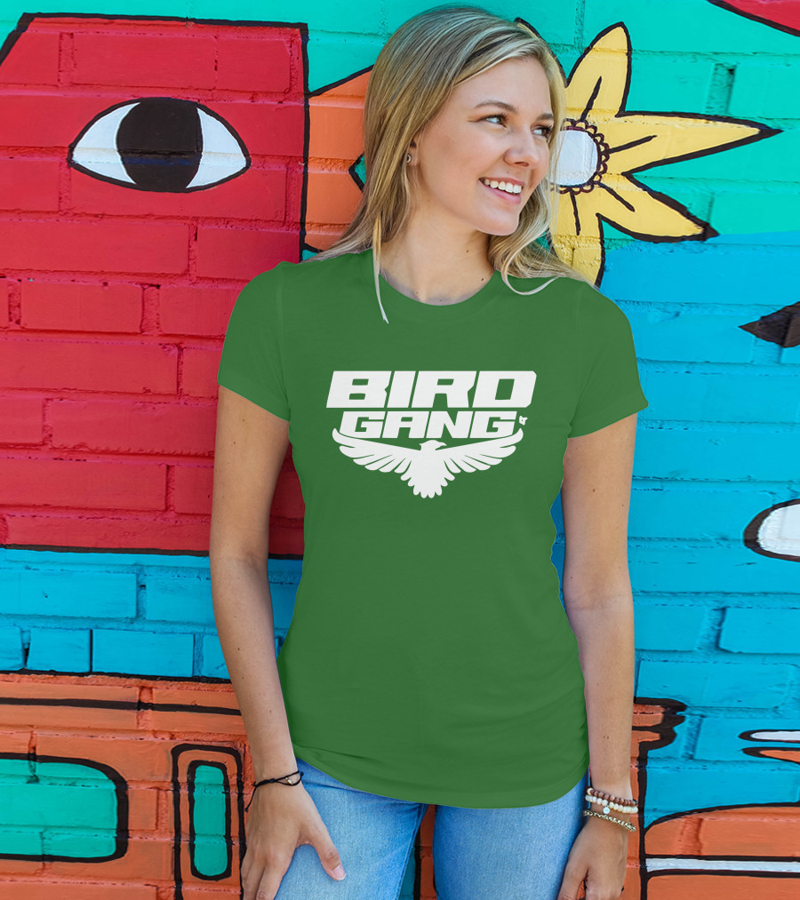 Bird Gang Eagles Wing Emblem T-Shirt