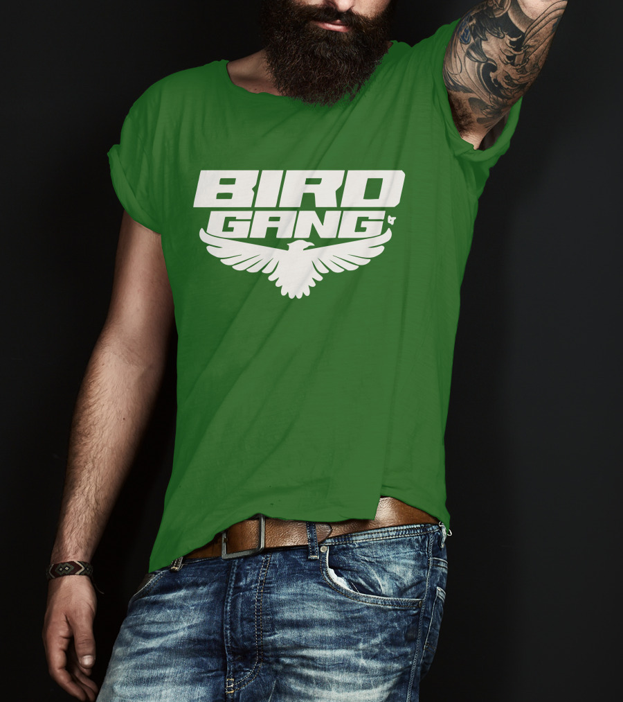 Bird Gang Eagles Wing Emblem T-Shirt