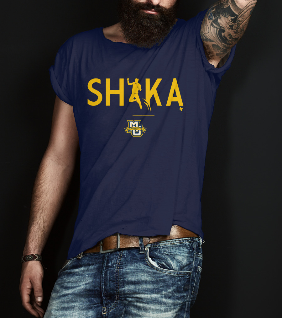 Marquette Basketball Shaka MU T-Shirt