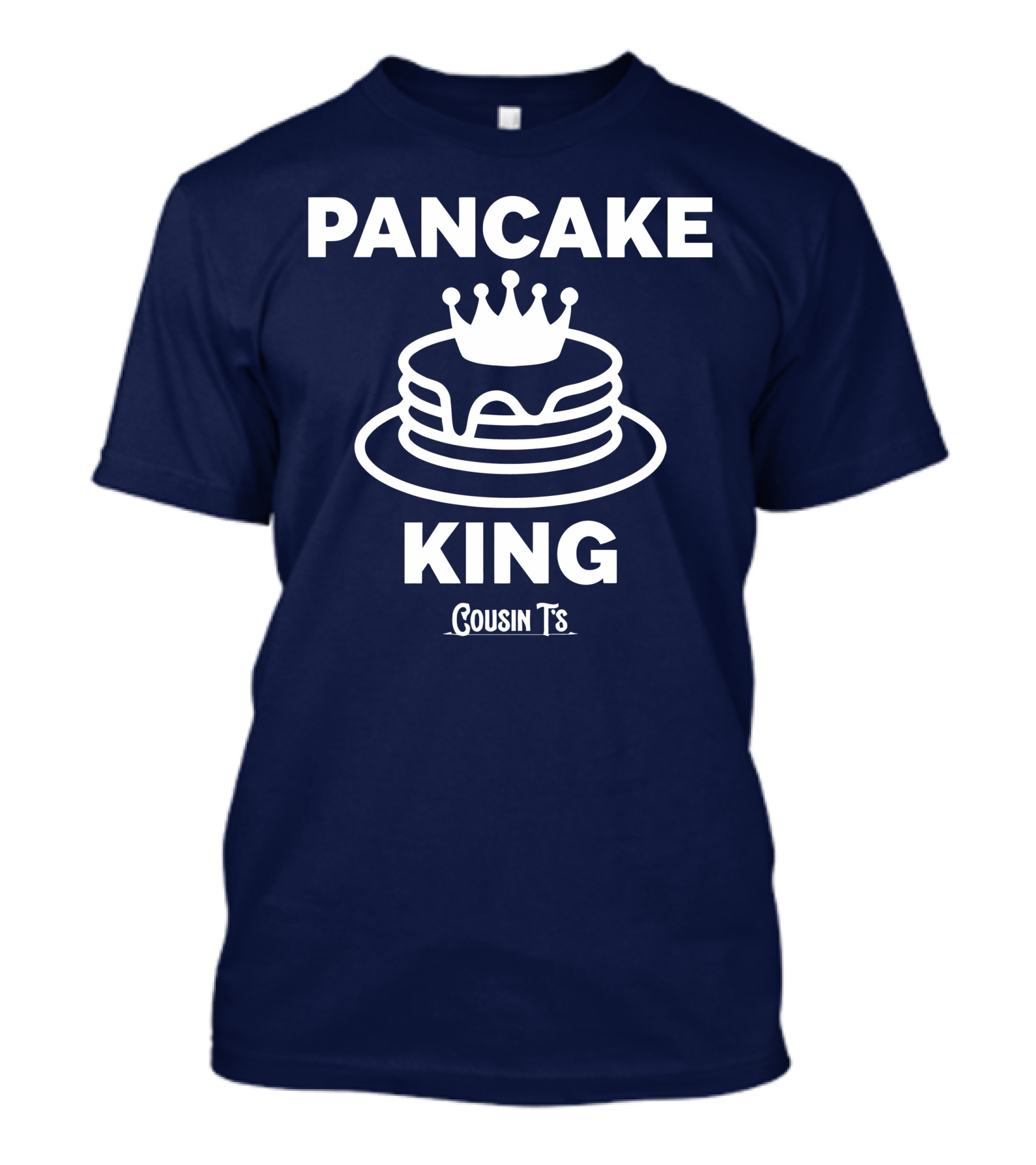Pancake King Cousin T's Stacked Crown Icon T-Shirt