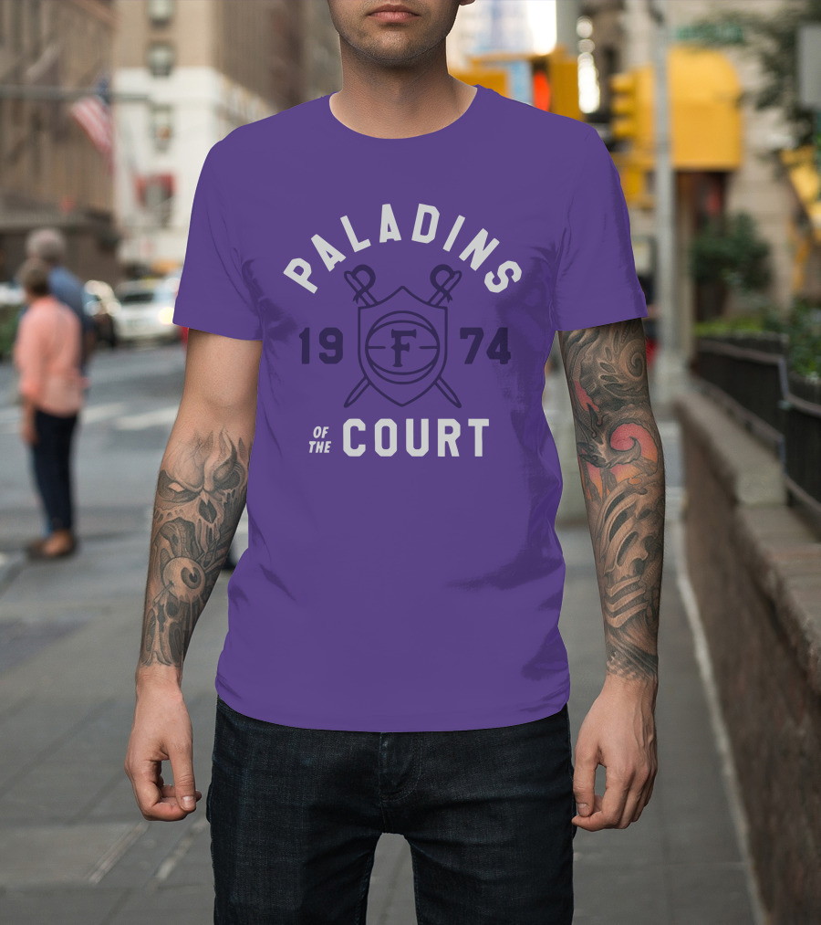 Paladins Of The Court 1974 F Shield Emblem T-Shirt