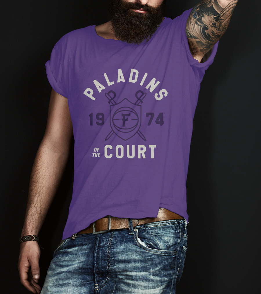 Paladins Of The Court 1974 F Shield Emblem T-Shirt