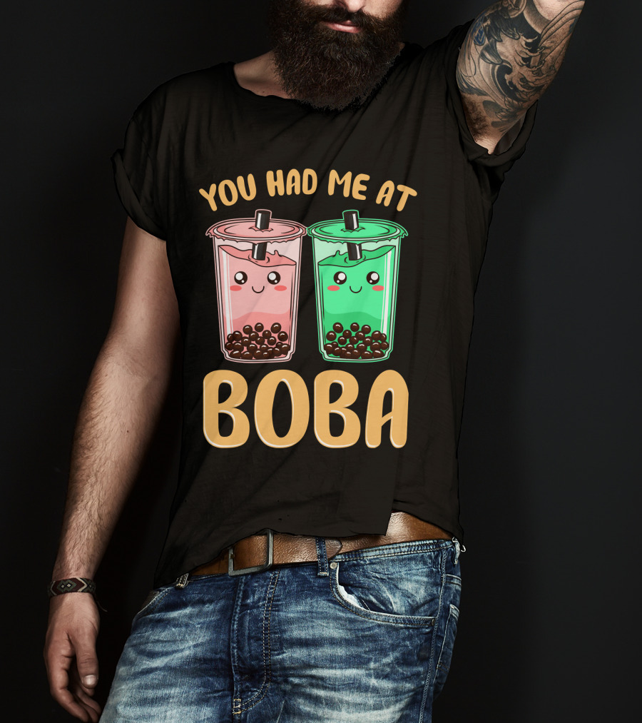 You Had Me At Kawaii Bubble Tea Boba T-Shirt