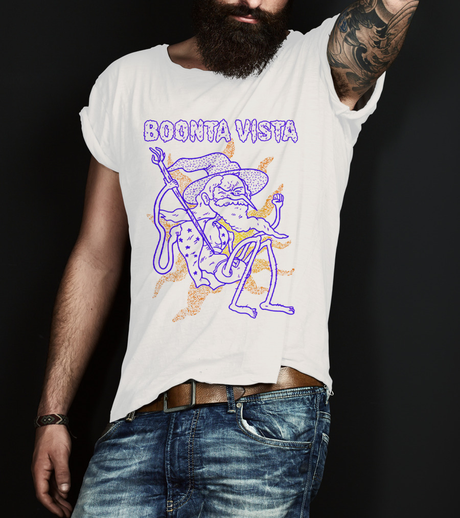 Boonta Vista Wizard With Staff And Hat T-Shirt