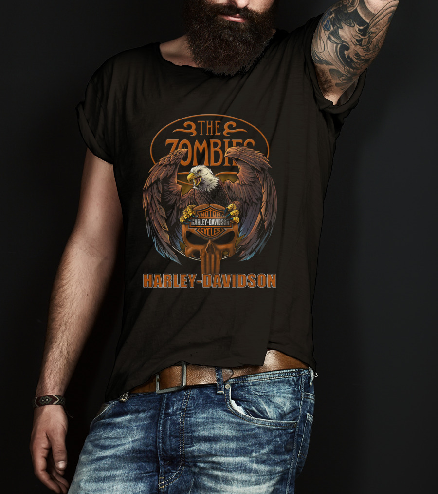 The Zombies Motor Harley Davidson Cycles T-Shirt