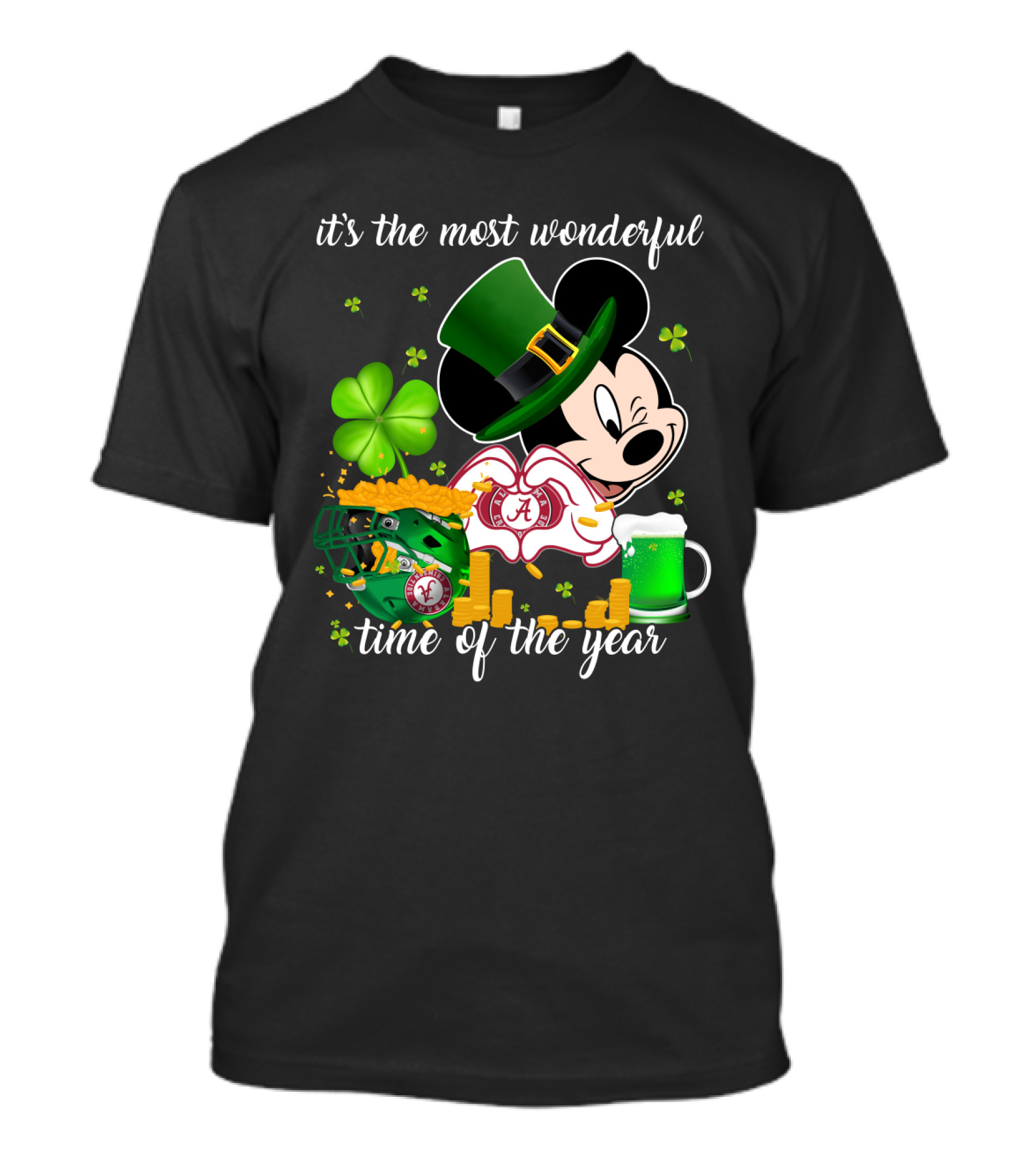 It's The Most Wonderful Time Of The Year Alabama Crimson Tide Irish Mickey T-Shirt