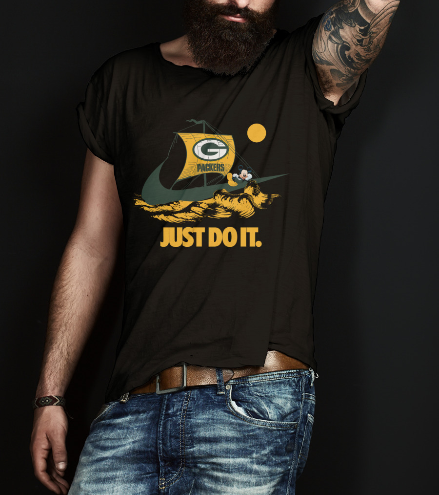 Just Do It Green Bay Packers Nike T-Shirt