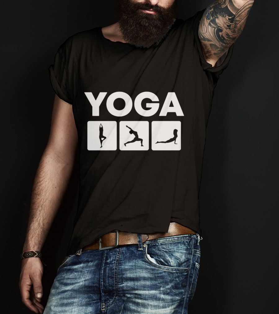 YOGA Poses Tree Warrior Cobra T-Shirt