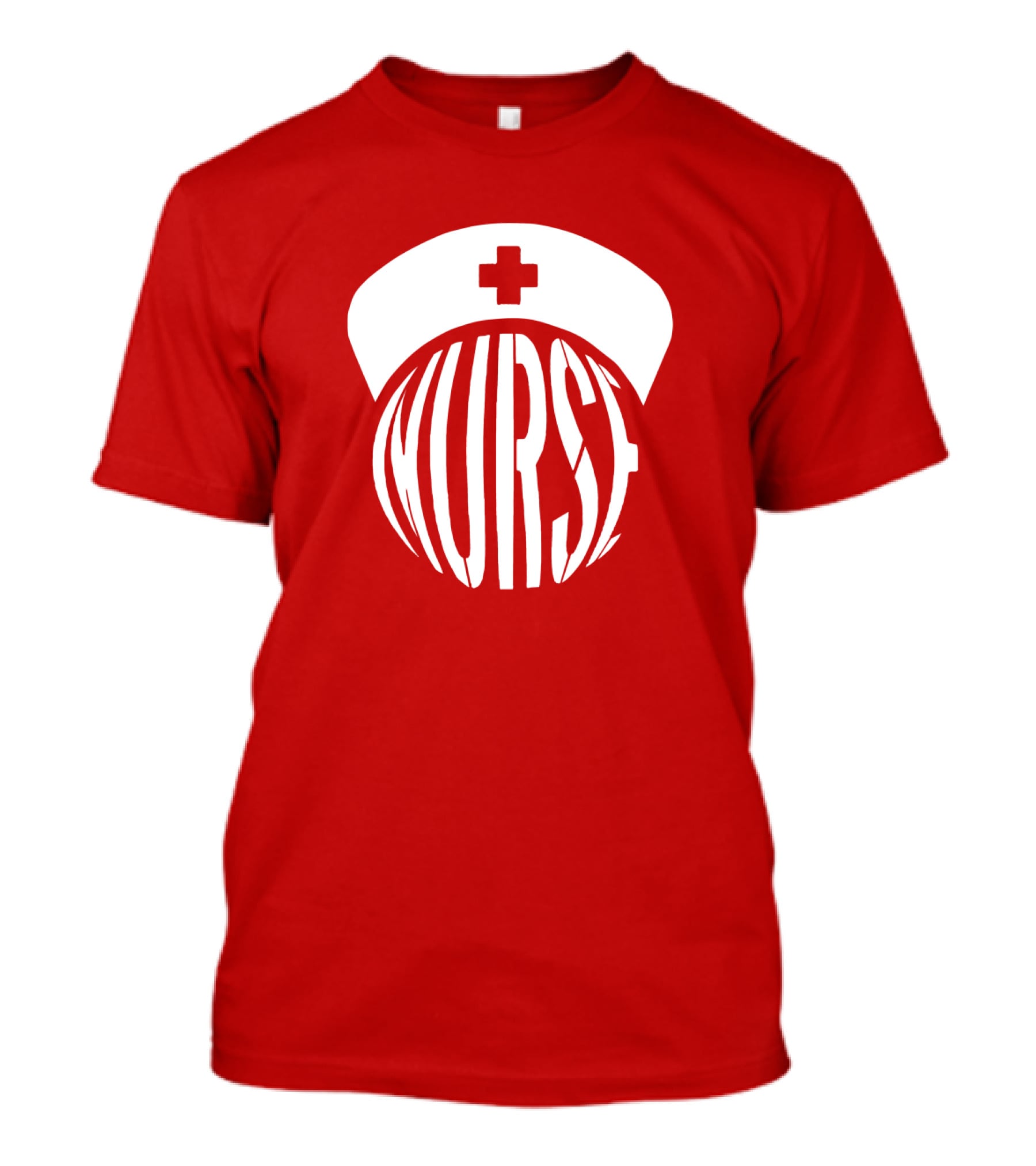 Nurse Hat With Text T-Shirt