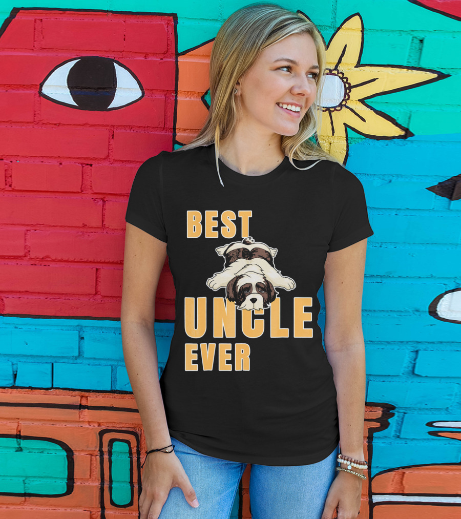 Best Shih Tzu Uncle Ever Dog T-Shirt