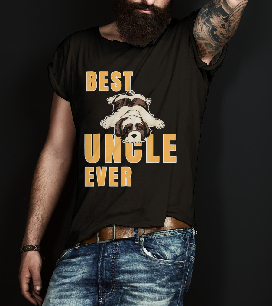 Best Shih Tzu Uncle Ever Dog T-Shirt