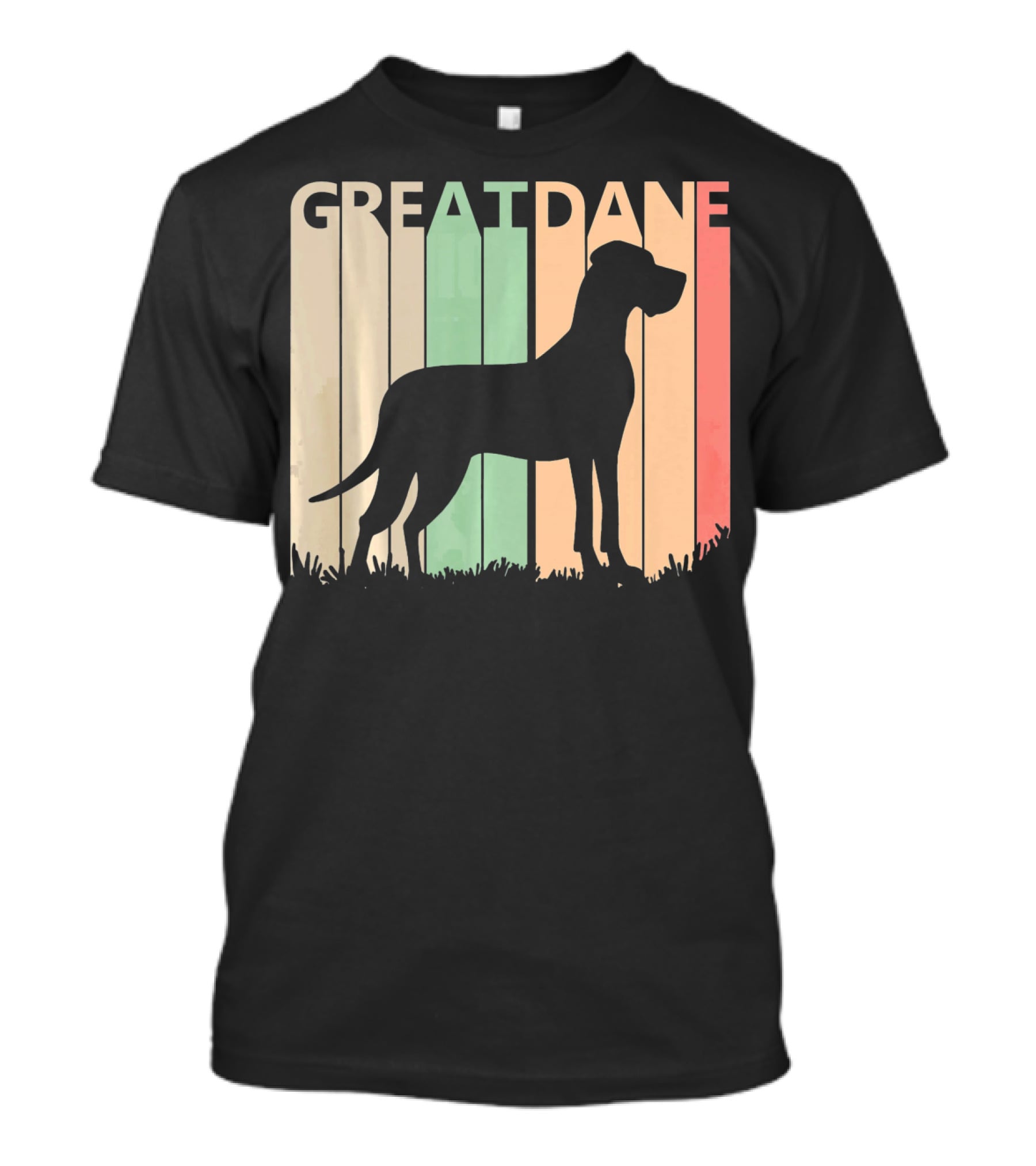 Great Dane Valentine Vintage Silhouette For Him T-Shirt
