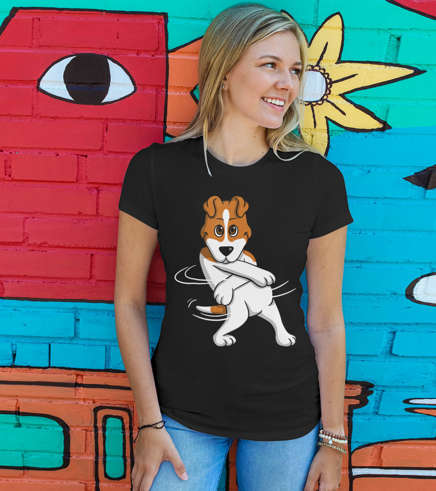 Jack Russell Terrier Dance Move Spin Trend T-Shirt