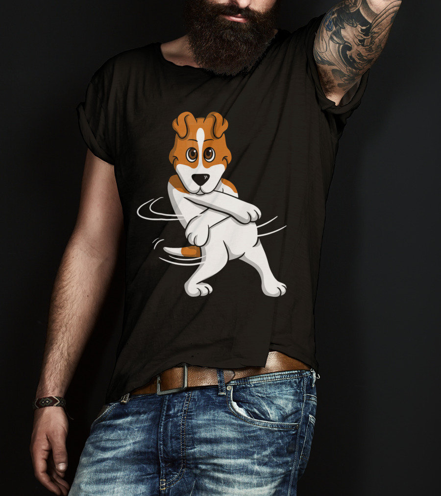 Jack Russell Terrier Dance Move Spin Trend T-Shirt