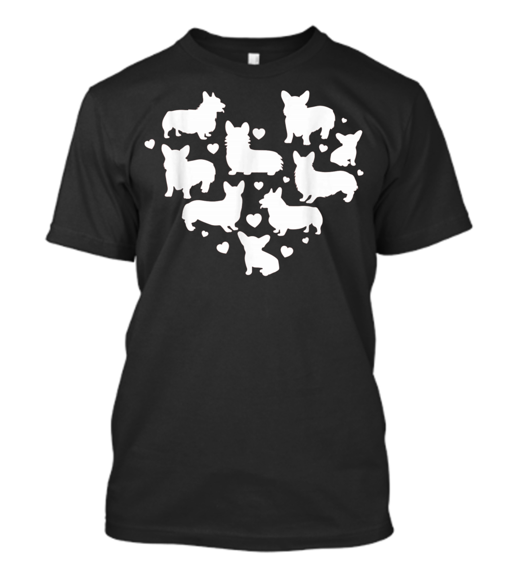 Corgi Valentine's Day Cute Dog Heart T-Shirt