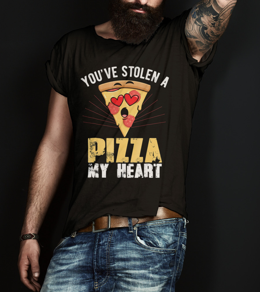 You've Stolen A Pizza My Heart Valentine's Day Humor T-Shirt