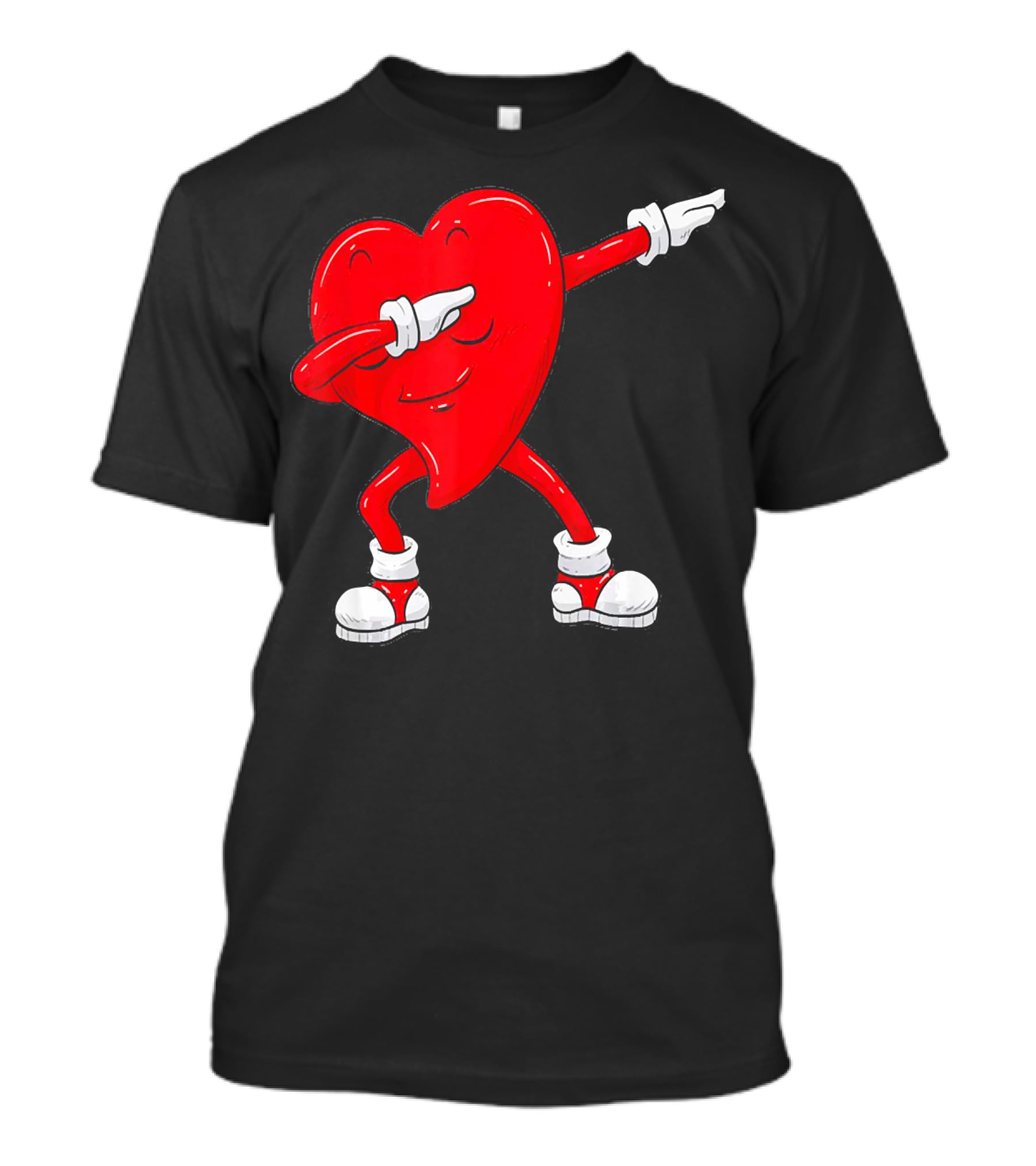 Dabbing Heart Valentine’s Day Dance Pose T-Shirt