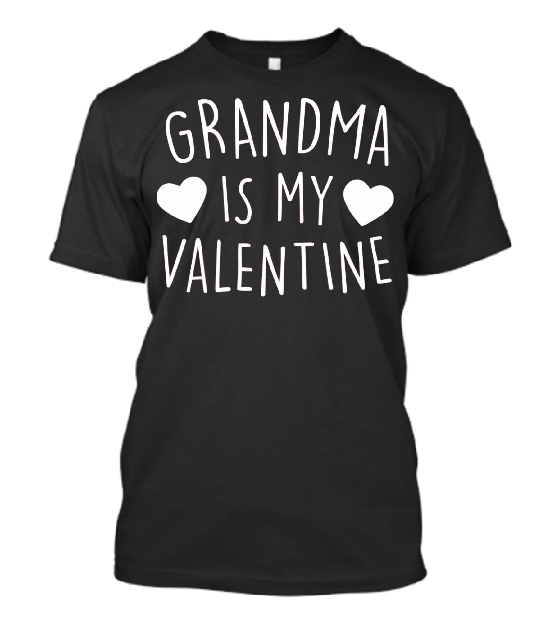 Grandma Is My Valentine Hearts T-Shirt