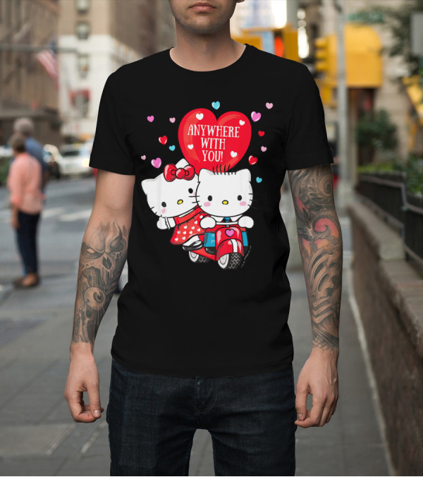 Shirt: Hello Kitty and Dear Daniel Anywhere With You Karting Adventure T-Shirt Hello Kitty and Dear Daniel Anywhere With You Karting Adventure T-Shirt