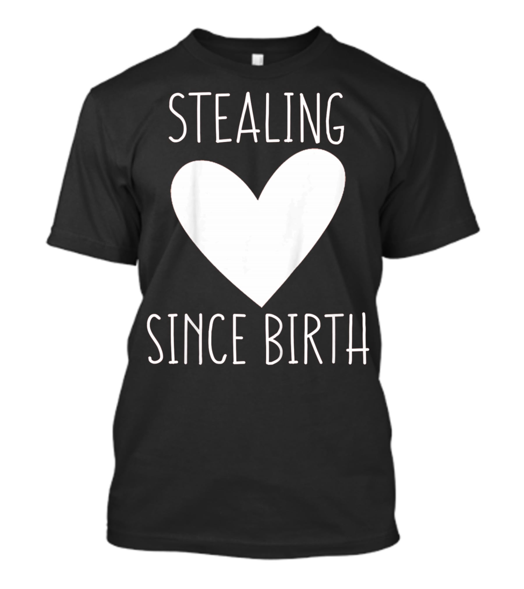 Stealing Hearts Since Birth Kids Funny Valentines Day T-Shirt