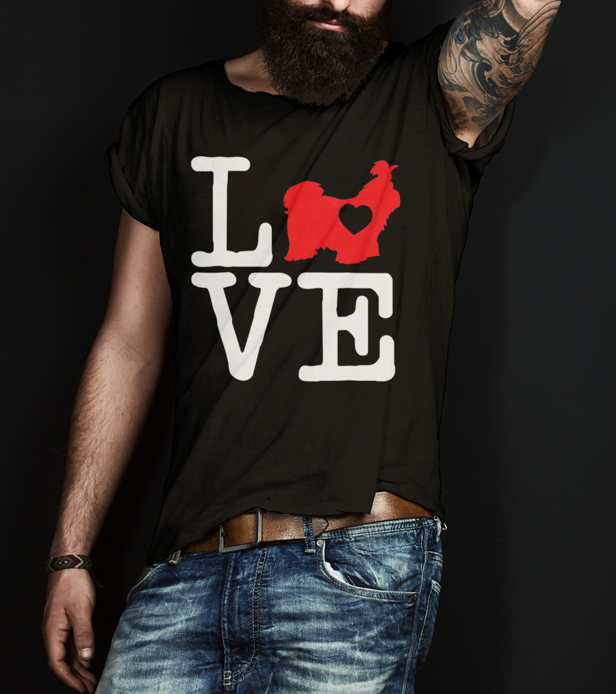 LOVE Shih Tzu Valentine's Day Rottie T-Shirt