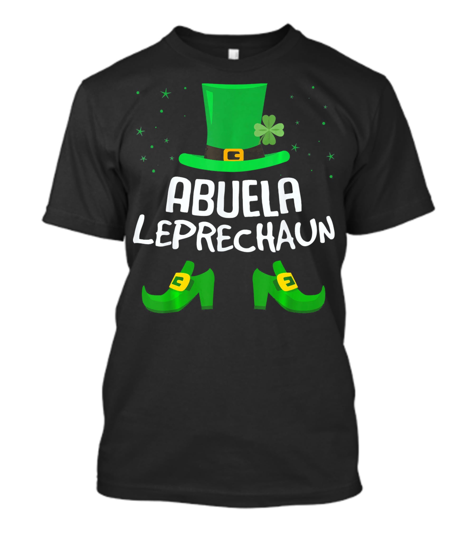 Abuela Leprechaun Saint Patricks Hat And Shoes T-Shirt