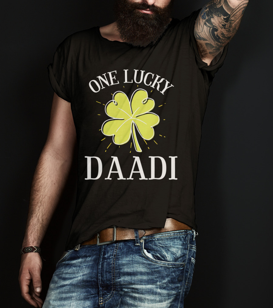 One Lucky Daadi Shamrock St. Patricks T-Shirt