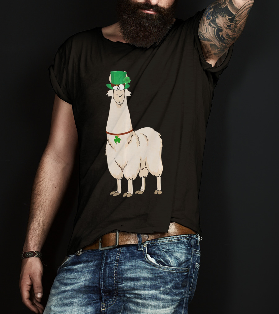 Leprechaun Costume Alpaca St Patrick's Day T-Shirt