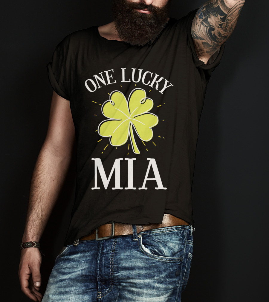 One Lucky Mia St. Patrick's Day Shamrock T-Shirt