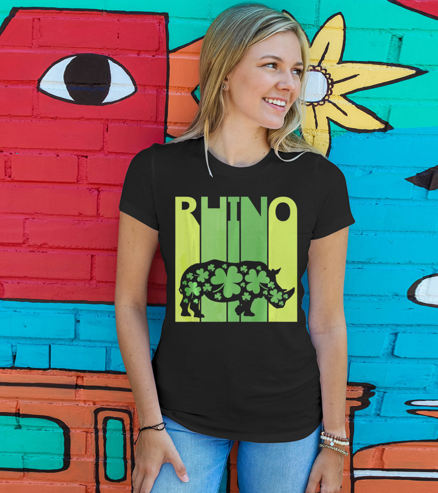 Lucky Clover Rhino T-Shirt