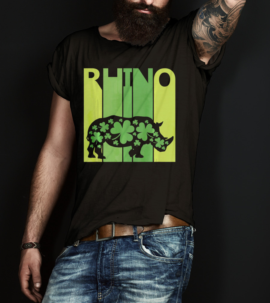 Lucky Clover Rhino T-Shirt