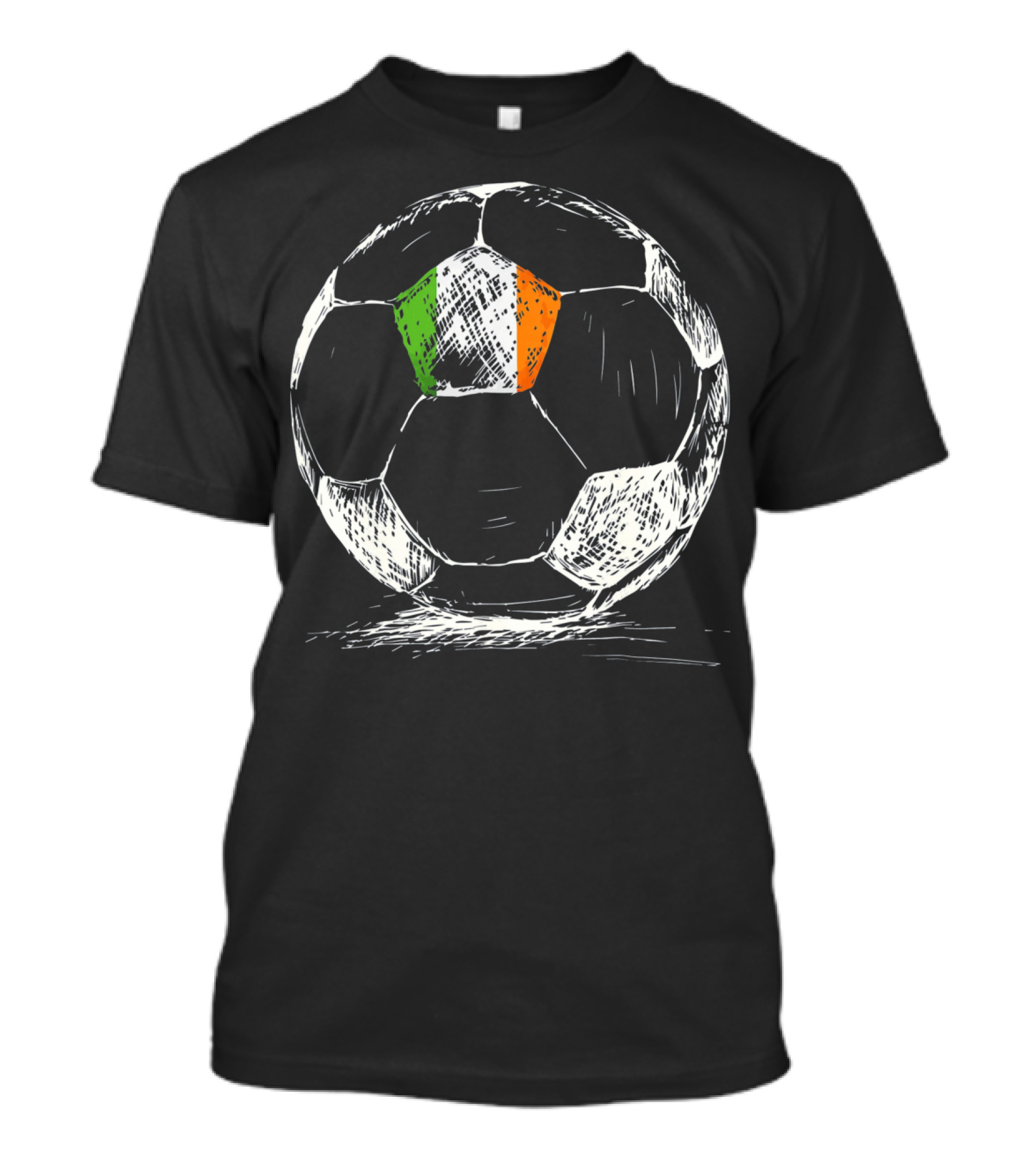 Ireland Irish Eire Flag Soccer Ball T-Shirt