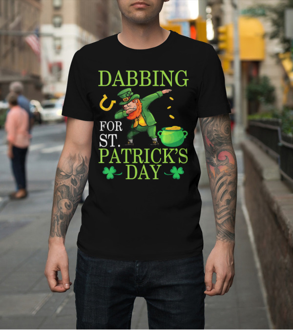 Shirt: Dabbing Leprechaun Sprinkling Gold for St. Patrick's Day T-Shirt Dabbing Leprechaun Sprinkling Gold for St. Patrick's Day T-Shirt