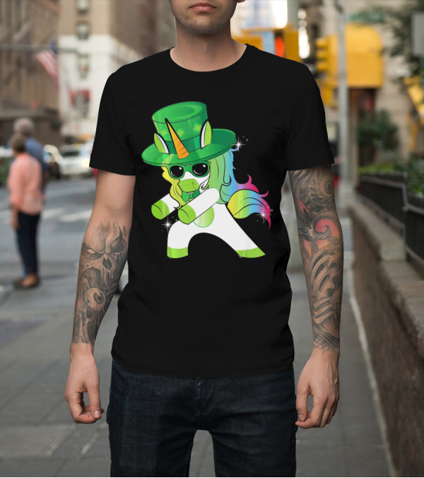 Shirt: Flossing Unicorn St. Patrick's Day Rainbow Dance T-Shirt Flossing Unicorn St. Patrick's Day Rainbow Dance T-Shirt