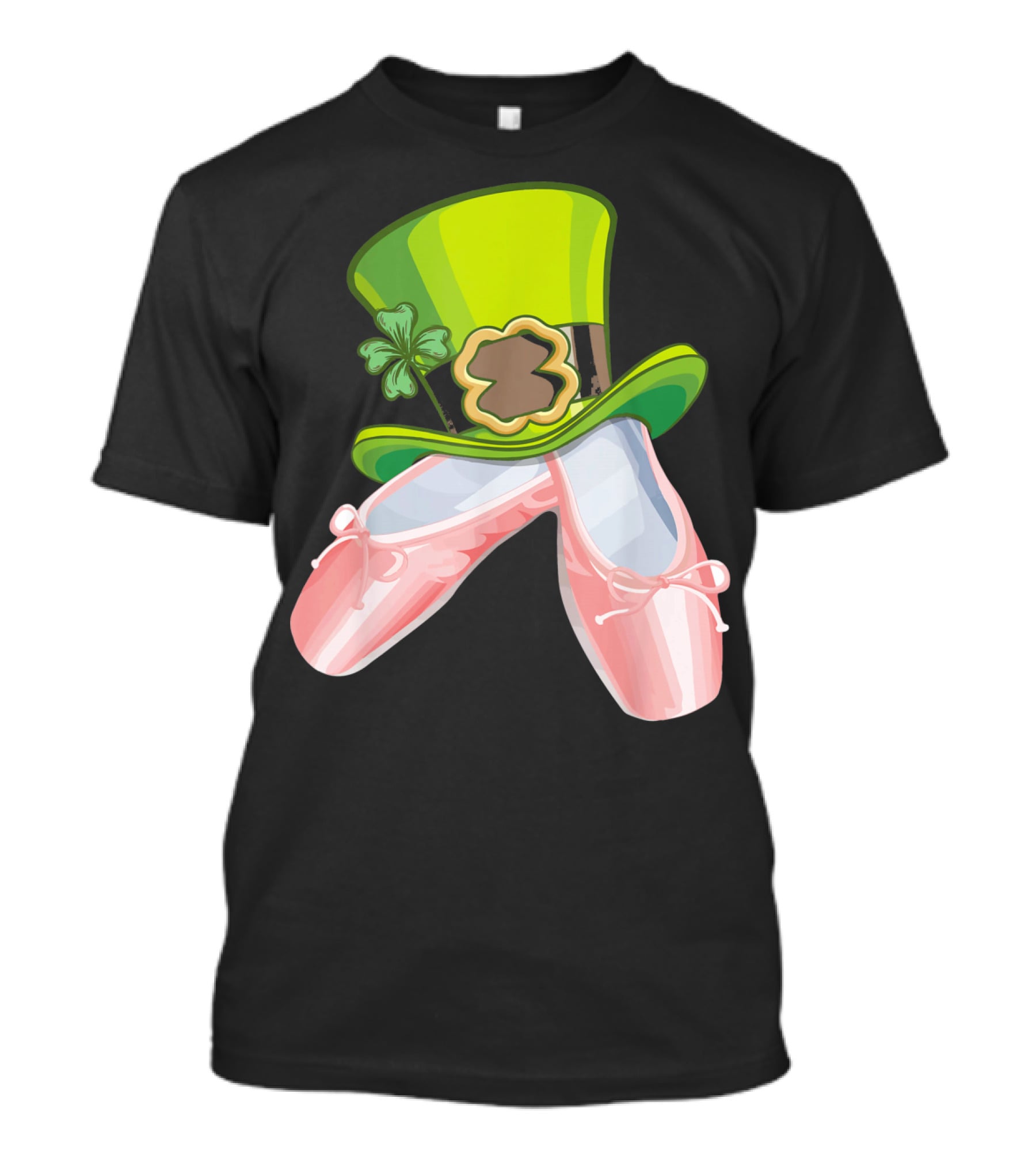Leprechaun Ballet Shoes And Green Hat T-Shirt
