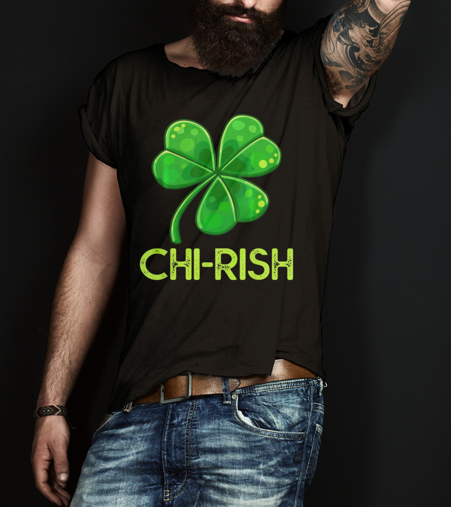Chi-Rish Shamrock Chicago St Patrick's Day T-Shirt