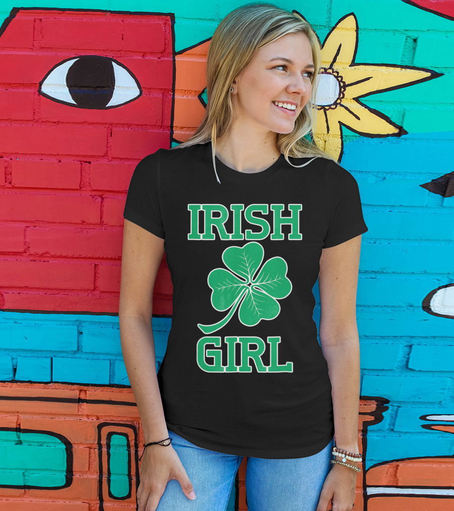 Irish Girl Shamrock St. Patrick's Day T-Shirt