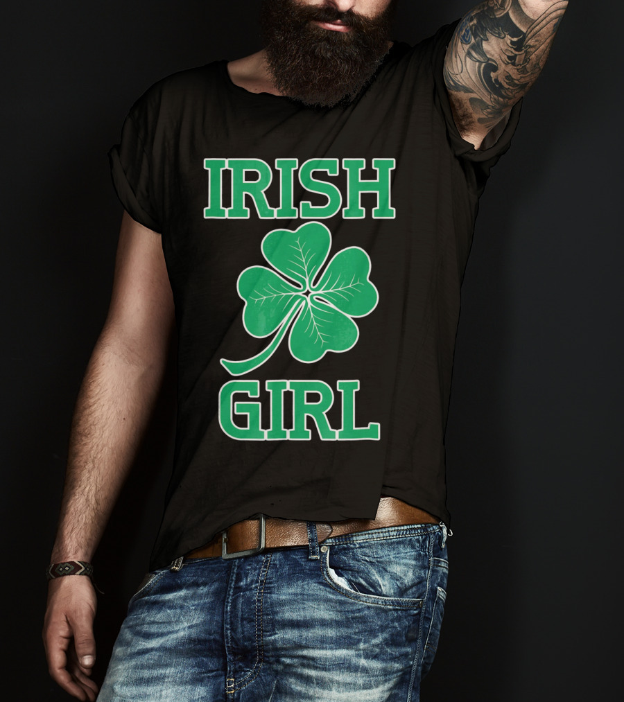 Irish Girl Shamrock St. Patrick's Day T-Shirt