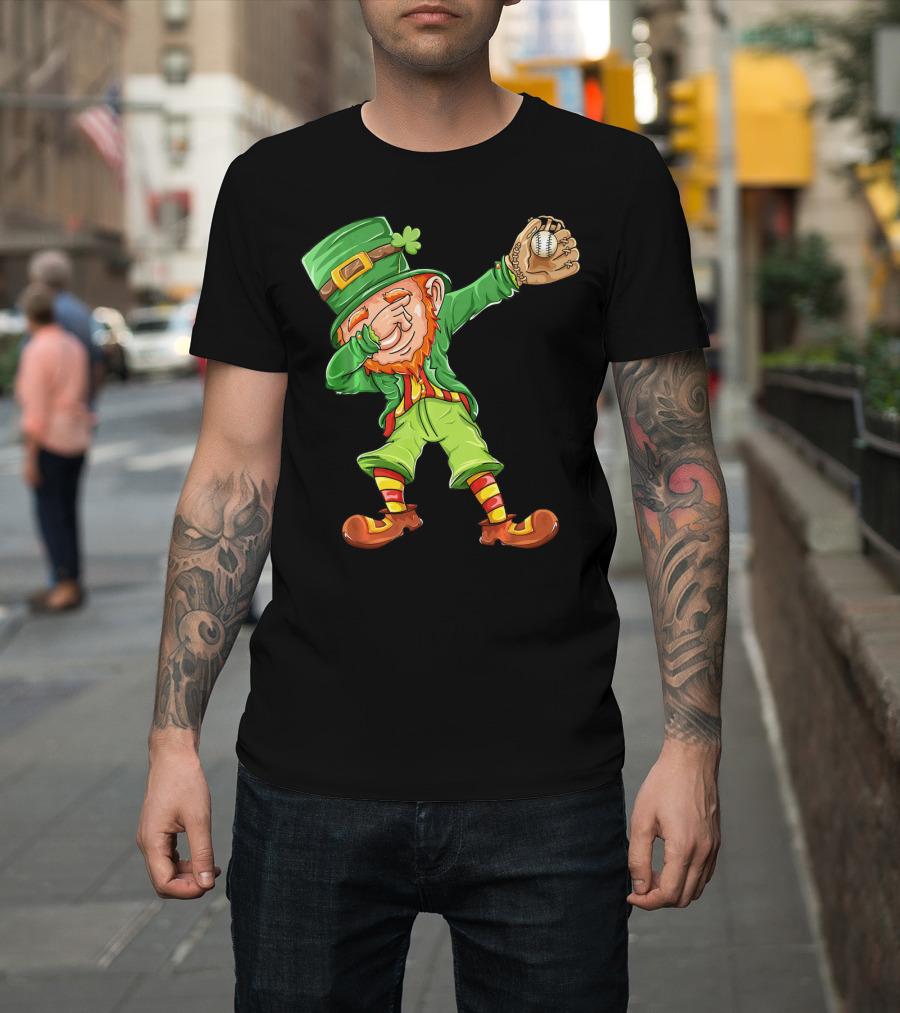 Softball Leprechaun St Patricks Day Coach T-Shirt
