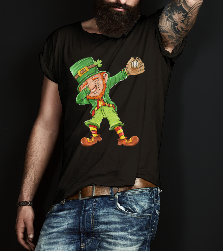 Softball Leprechaun St Patricks Day Coach T-Shirt