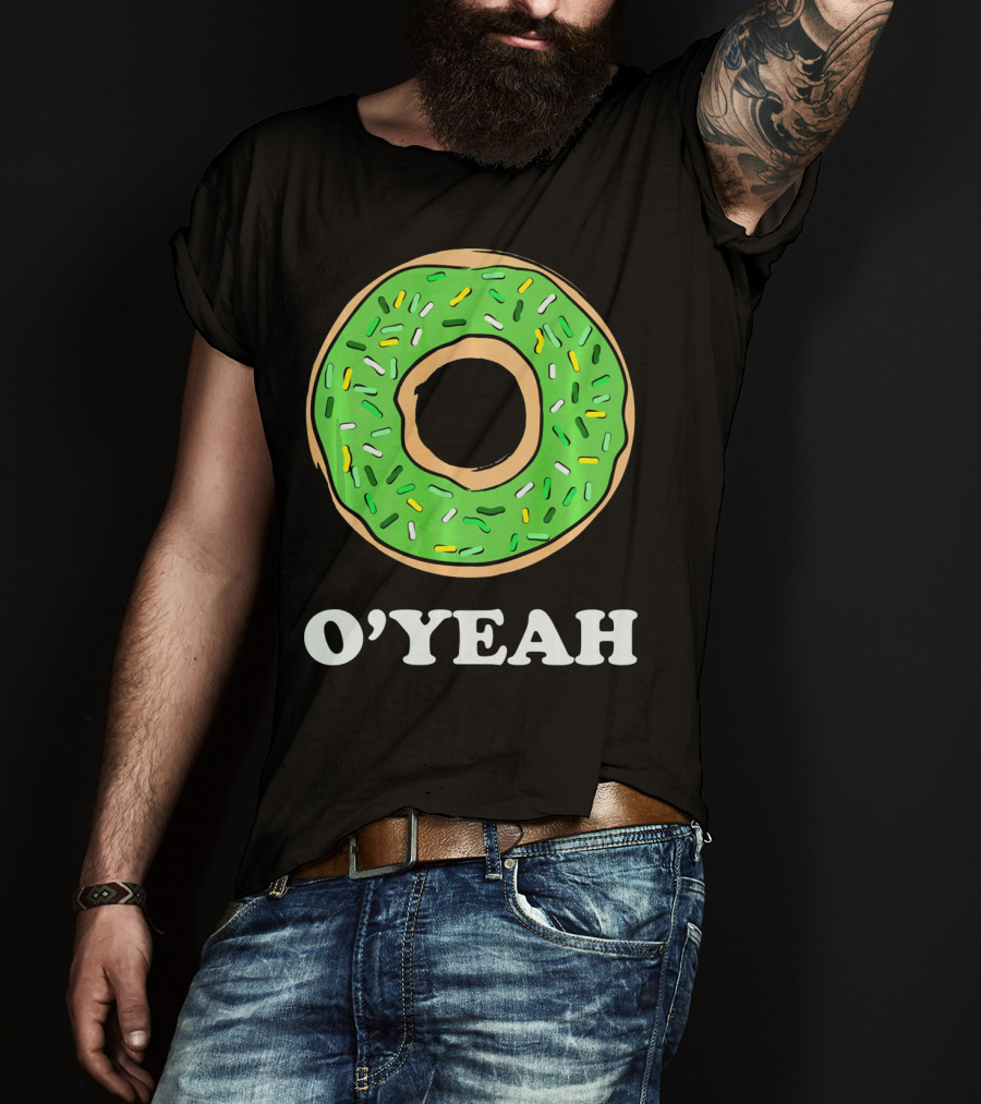 O'Yeah Green Donut T-Shirt