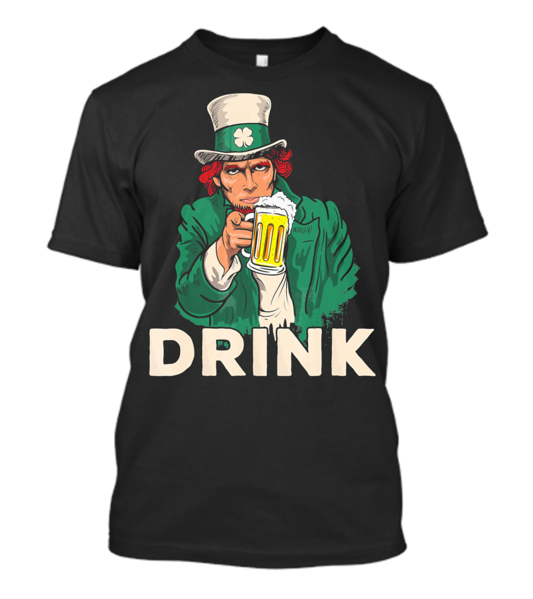 Drink Beer Funny Irish St. Patrick's Day T-Shirt