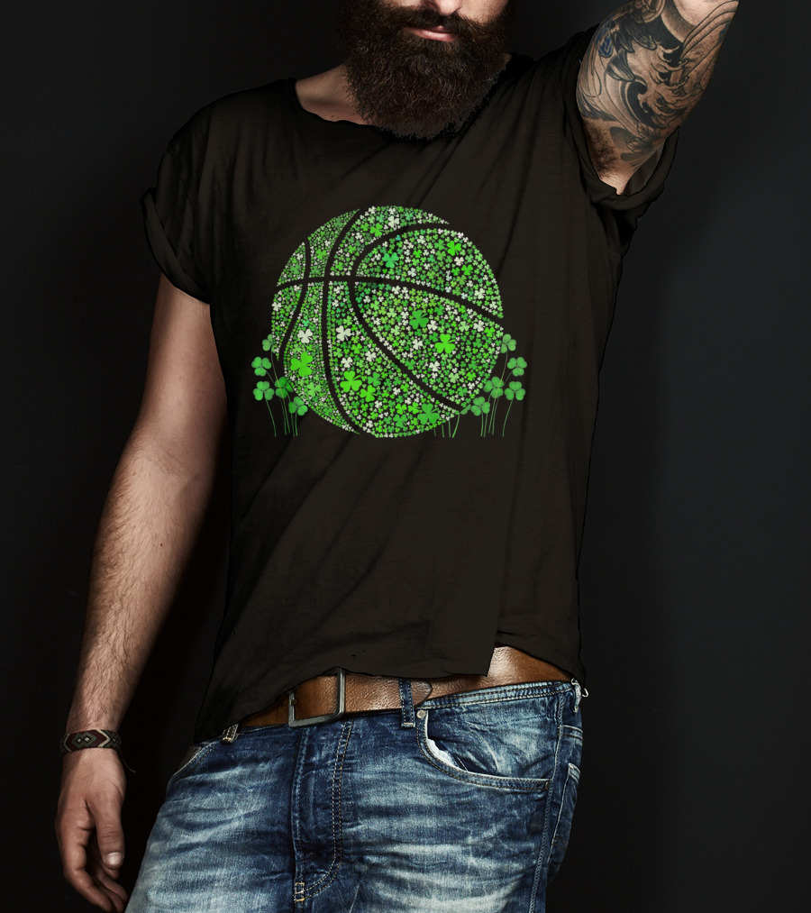 Irish Basketball Shamrock Awesome T-Shirt
