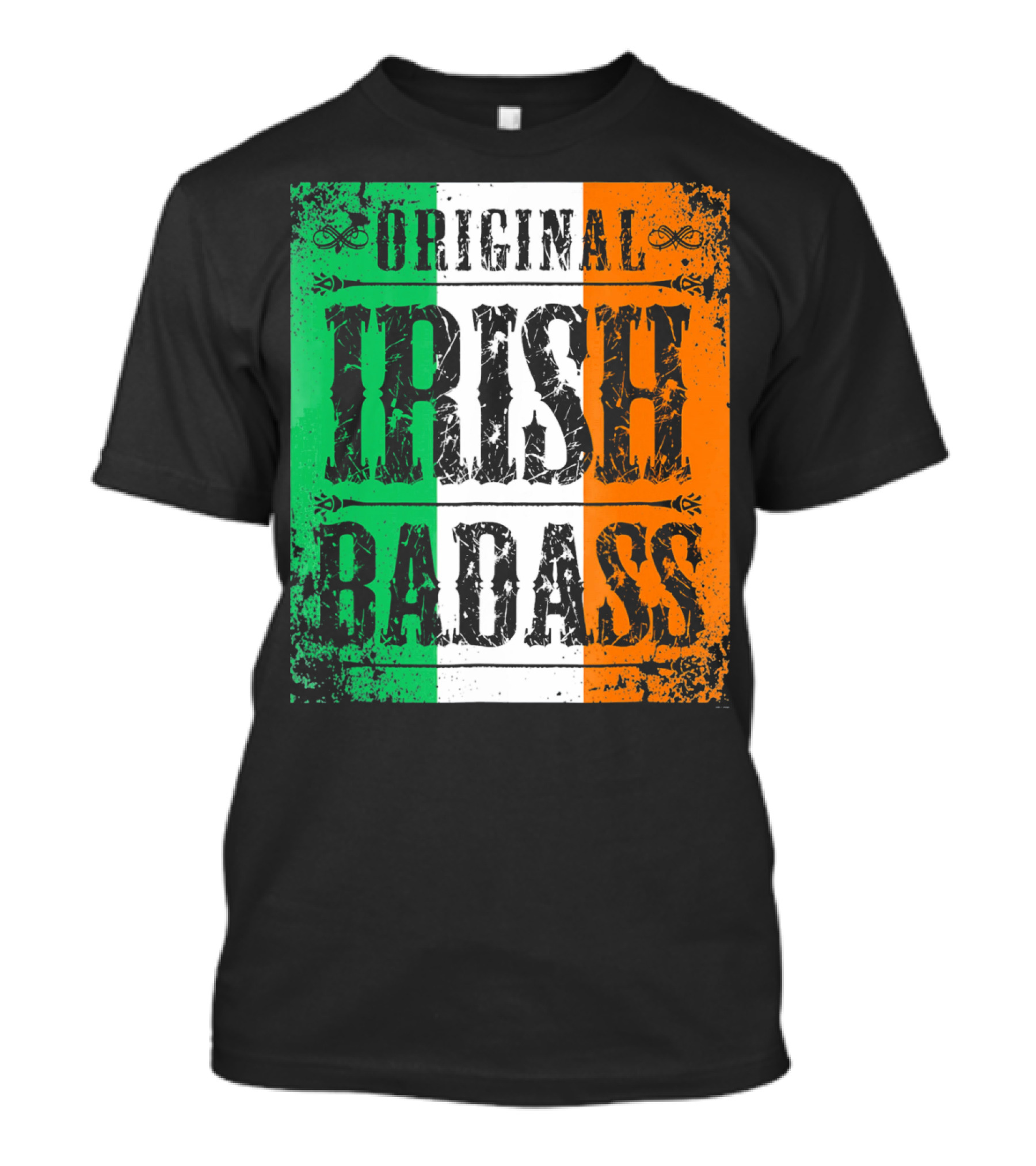 Original Irish BadAss Flag St Paddy Day T-Shirt