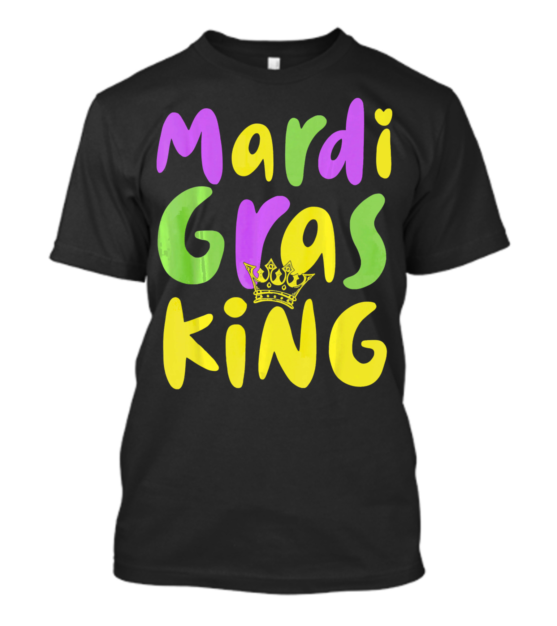 Mardi Gras King Crown T-Shirt